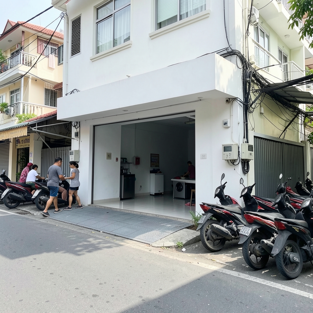 ย่านอพาร์ตเมนต์คนงาน: ทำเลทองสำหรับร้านสะดวกซักที่คนมองข้าม
