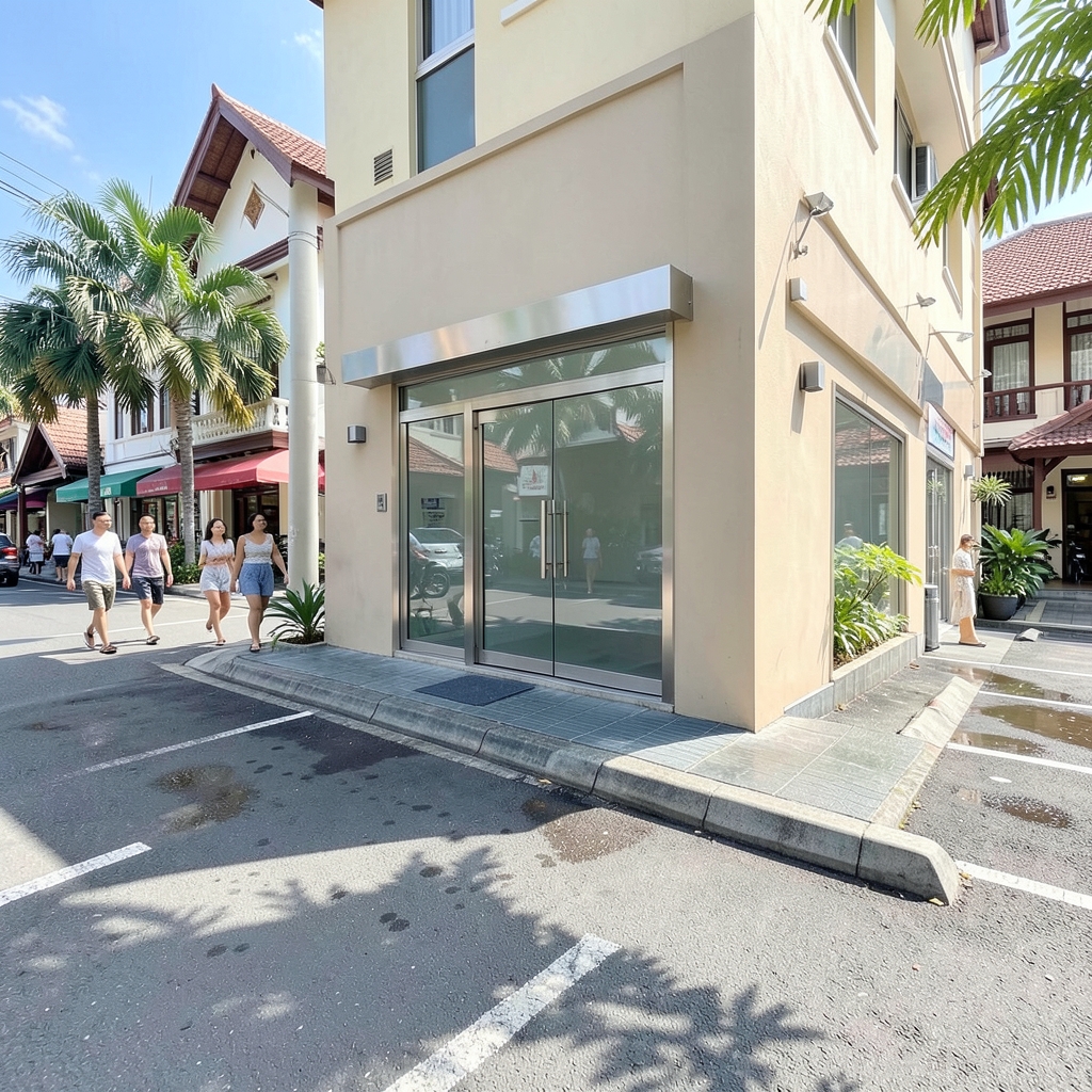 ย่านโรงแรมระดับกลางที่มีศักยภาพสำหรับเปิดร้านสะดวกซัก พร้อมปัจจัยการเข้าถึงและการมองเห็นหน้าร้าน