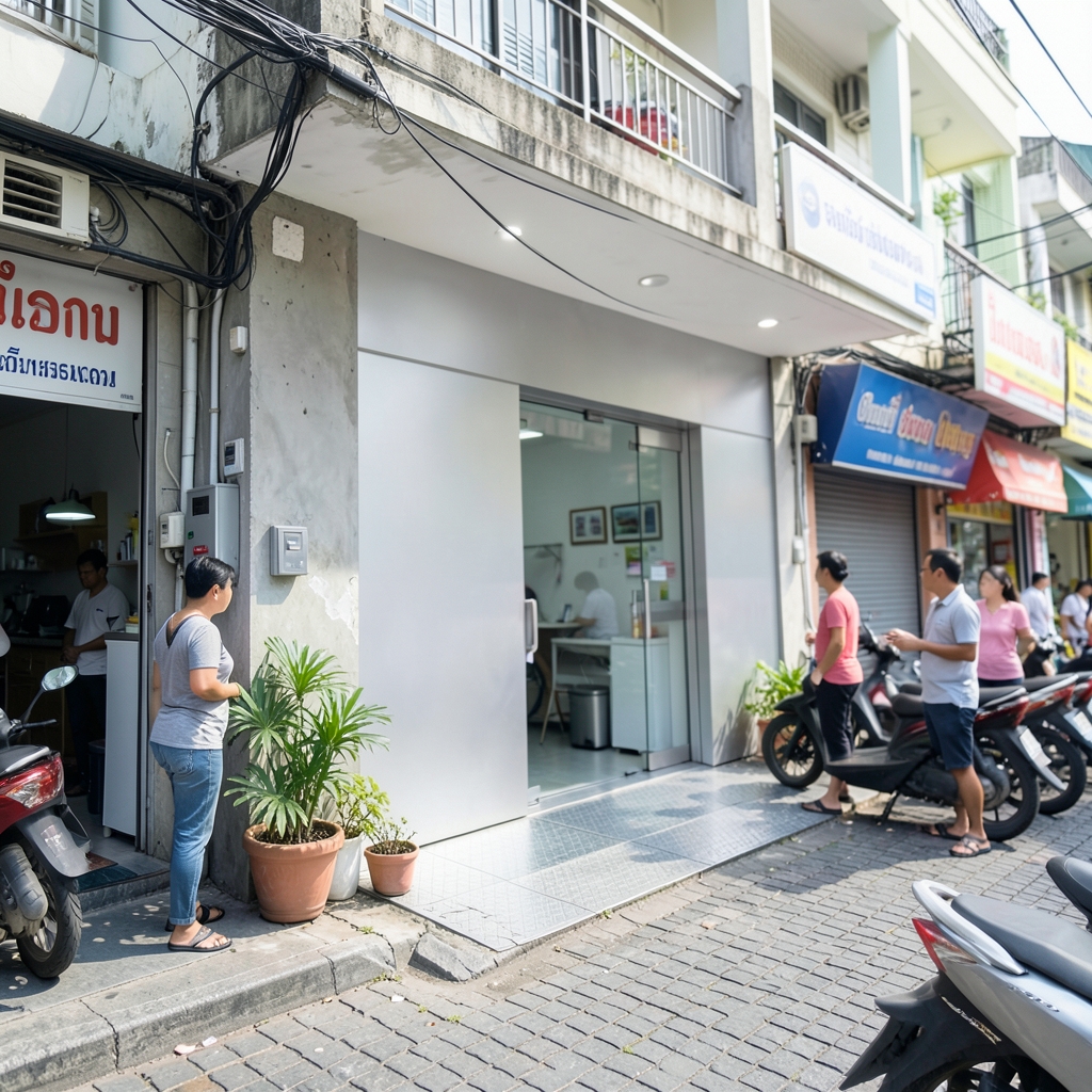 ทำเลใกล้ตลาดและออฟฟิศเหมาะกับร้านซักอบหรือไม่