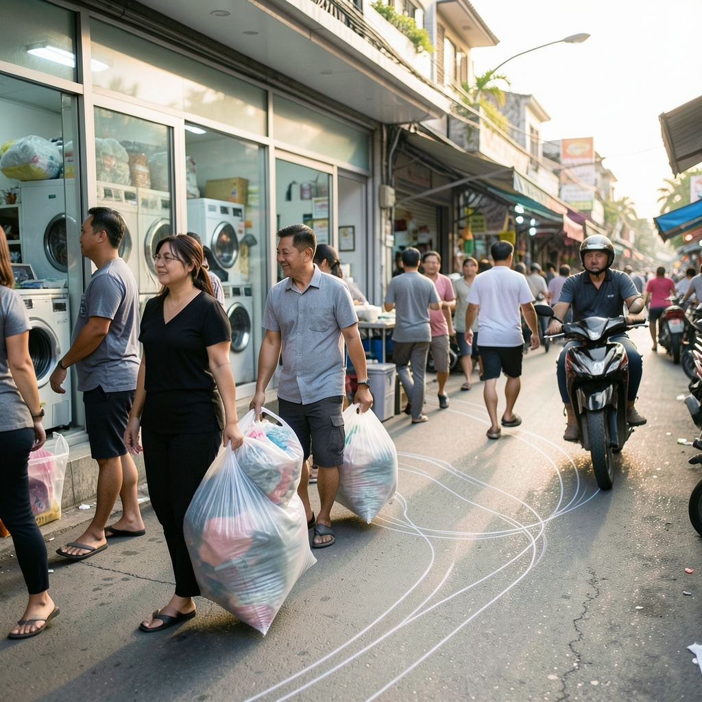 คู่มือเลือกทำเลร้านสะดวกซักใกล้ตลาดและศูนย์ชุมชน – 7 ขั้นตอนสำคัญ