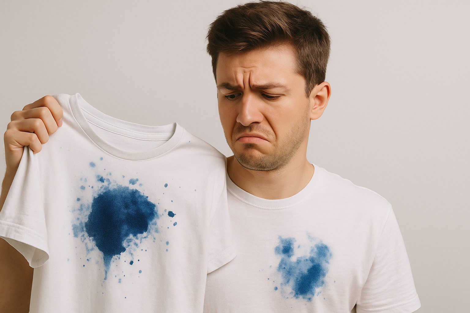 ปัญหาเสื้อผ้าสีตกจากกางเกงยีนส์ ทำให้เสื้อสีขาวเสียหายทั้งตะกร้า