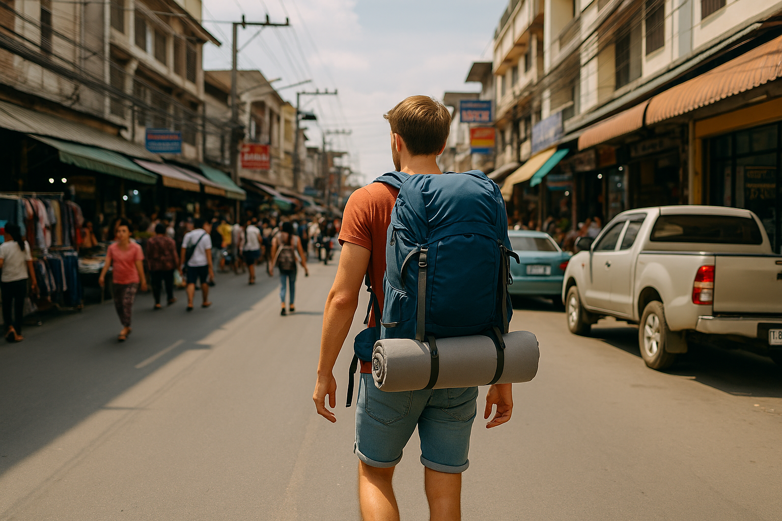 บรรยากาศการค้าที่คึกคักในอำเภอแม่สอด จังหวัดตาก เหมาะสำหรับการลงทุนร้านสะดวกซัก