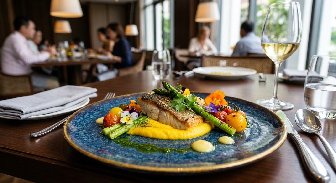 การจัดจานอาหารสวยงามช่วยเพิ่มความอยากอาหารและการรับรส